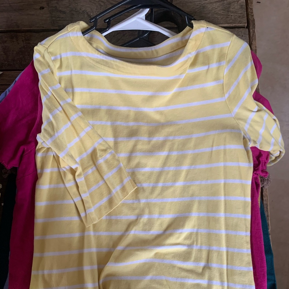 3/4 sleeve, large. No stains or tears